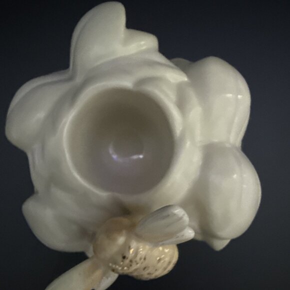 Lenox Garden Splendor Candle Holders Golden Bee Set Of 2 Made in Thailand - Picture 4 of 11